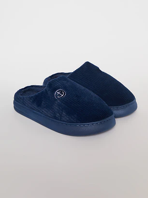 Pantufla Acolchada Hombre Azul Familyshop