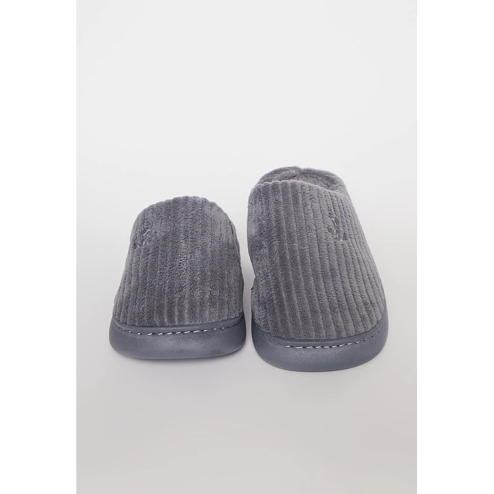 Pantufla Acolchada Hombre Gris Familyshop 3