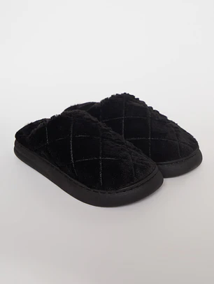 PantuflaCorderito Hombre Negro Familyshop