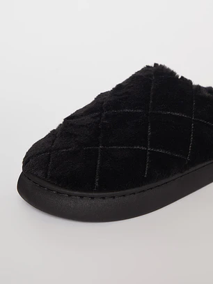 PantuflaCorderito Hombre Negro Familyshop
