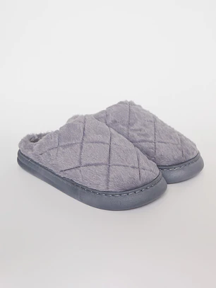 Pantufla Corderito Hombre Celeste Familyshop
