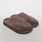 Pantufla Corderito Hombre Cafe Familyshop - Miniatura 1