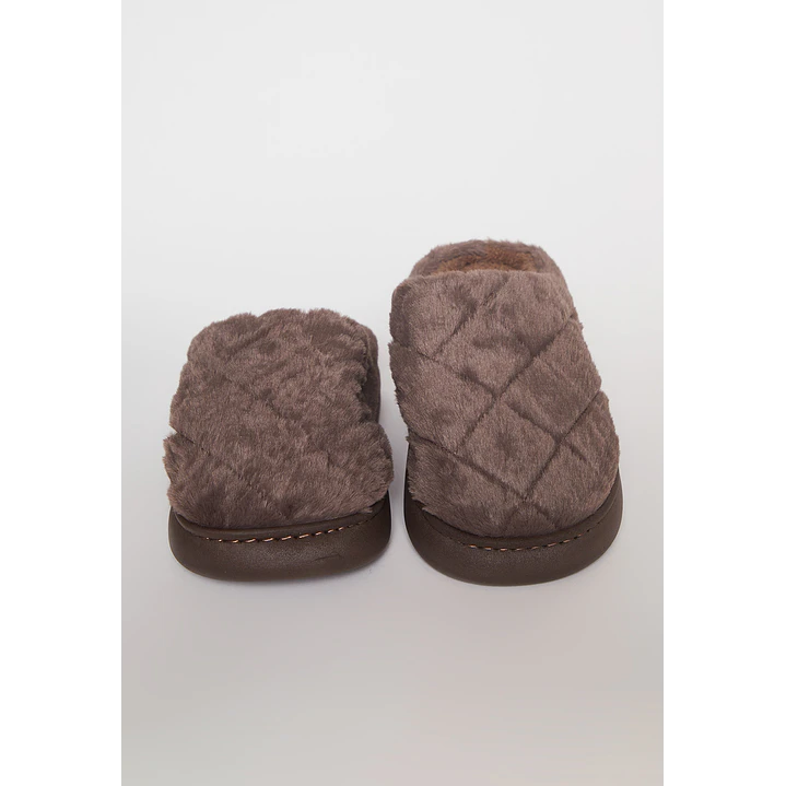 Pantufla Corderito Hombre Cafe Familyshop 3