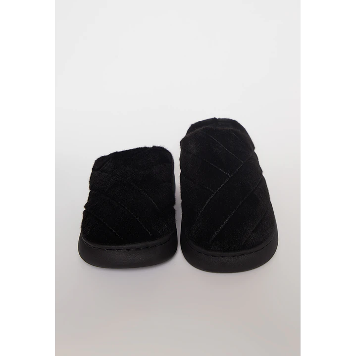 Pantufla Corderito Hombre Negro Familyshop 2