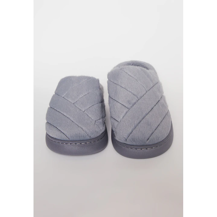 Pantufla Corderito Hombre Celeste Familyshop 2
