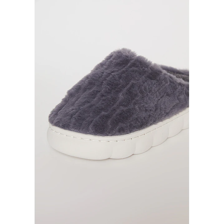 Pantufla Mujer Gris Familyshop 2