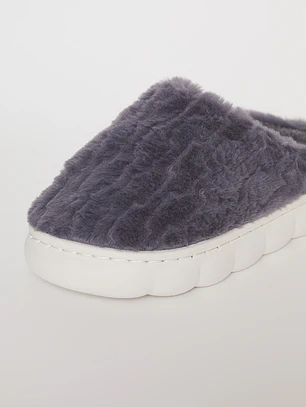 Pantufla Mujer Gris Familyshop