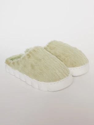 Pantufla Mujer Verde Familyshop
