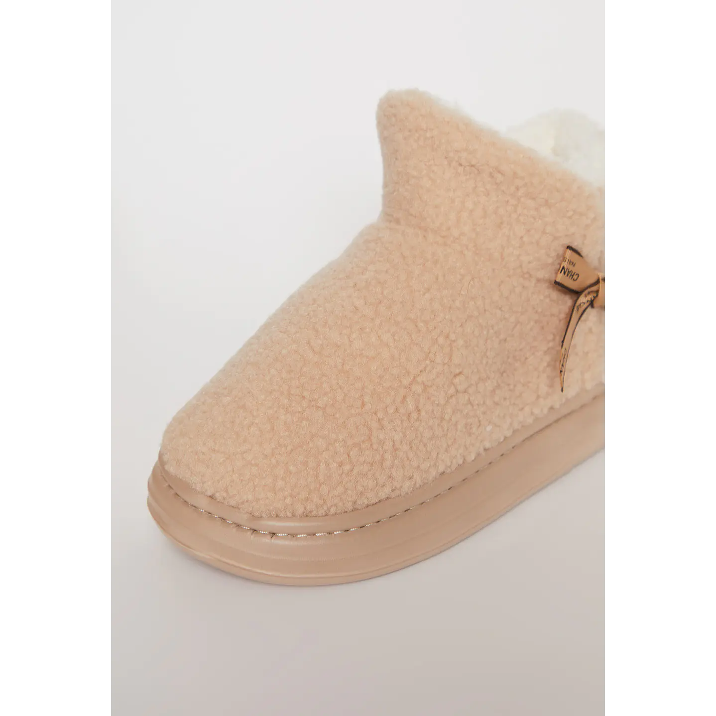 Pantufla Bota Mujer Beige Familyshop 3