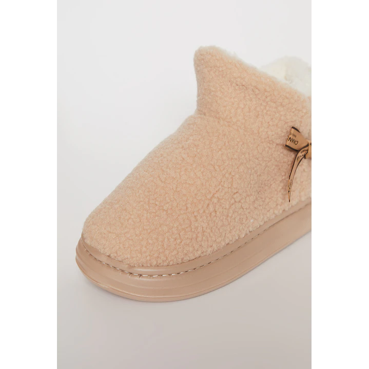 Pantufla Bota Mujer Beige Familyshop 3