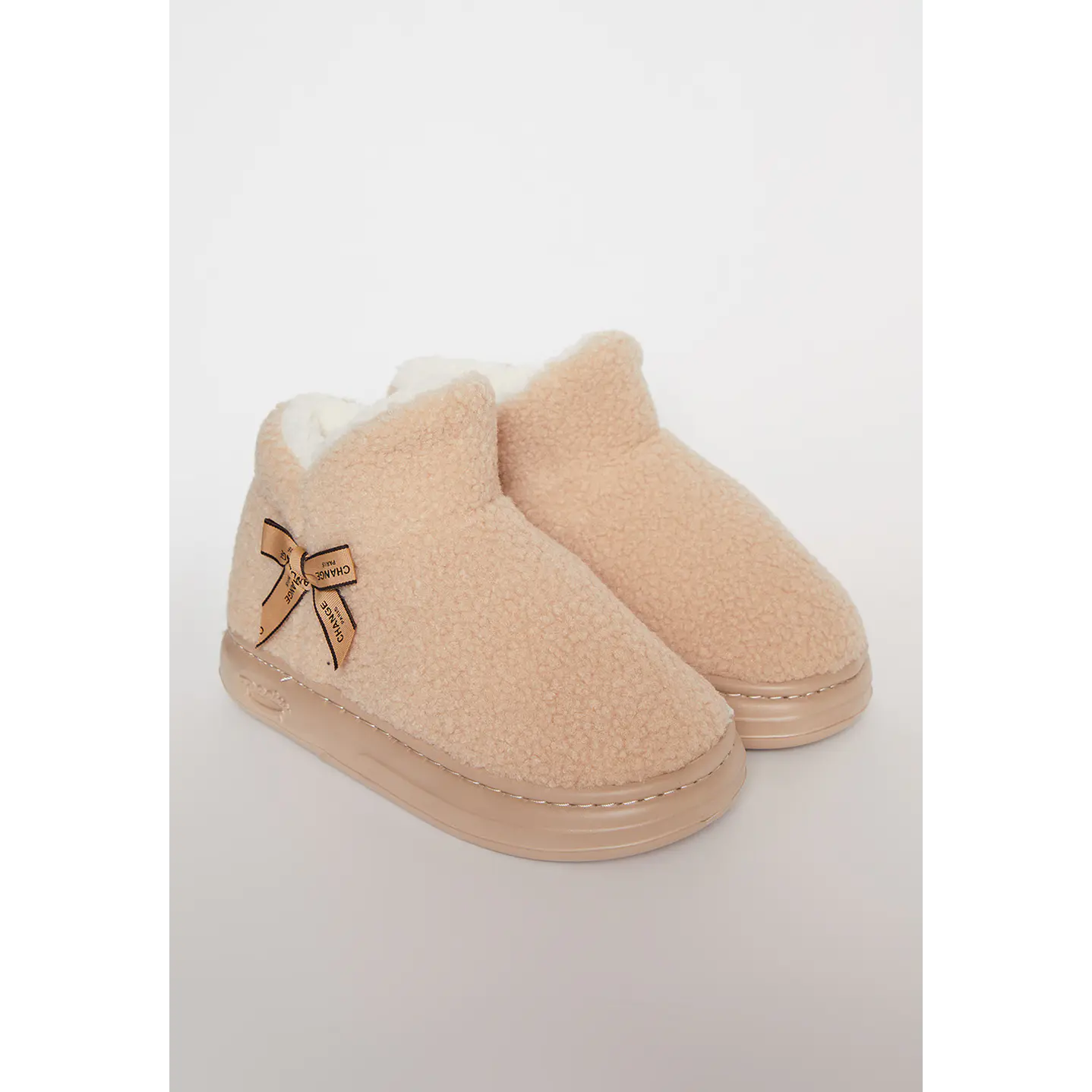 Pantufla Bota Mujer Beige Familyshop 1