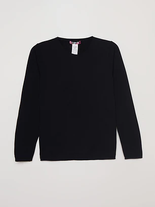 Camiseta Micro Mujer Negro Familyshop
