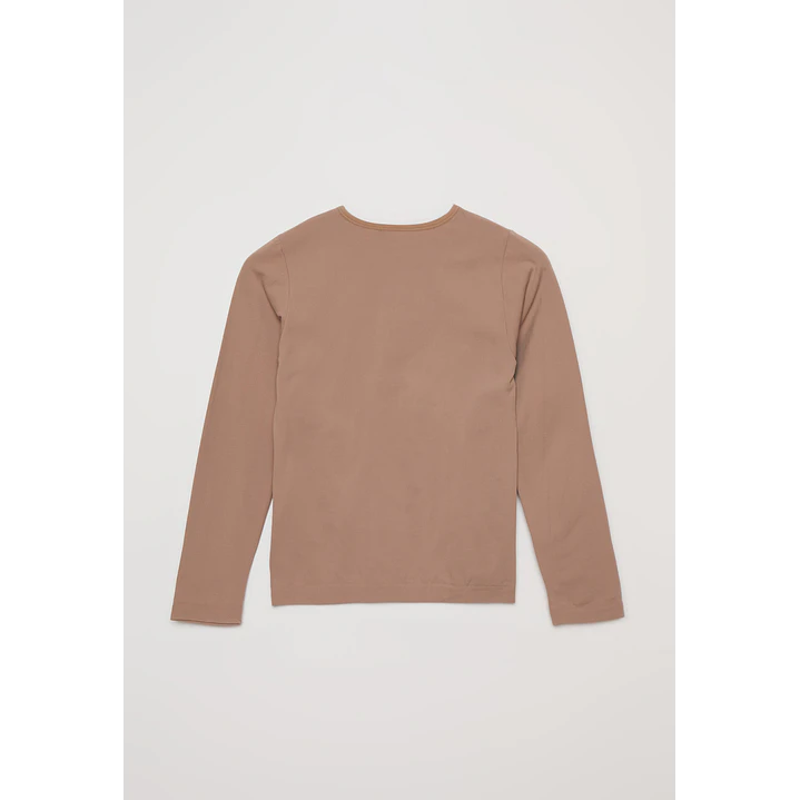 Camiseta Micro Mujer Beige Familyshop 2