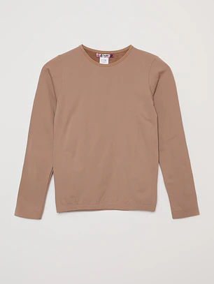 Camiseta Micro Mujer Beige Familyshop