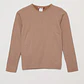 Camiseta Micro Mujer Beige Familyshop - Miniatura 1