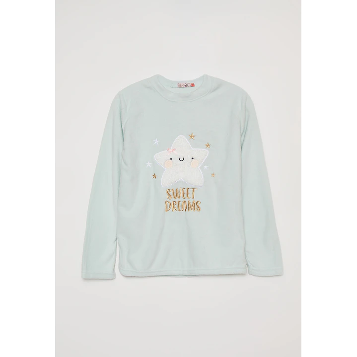 Pijama Polar Lola Gris Familyshop 1
