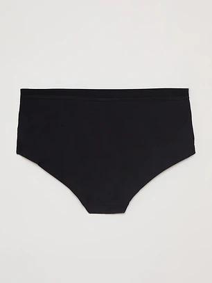 Calzón Bipack Liso Micro Mujer Negro Familyshop