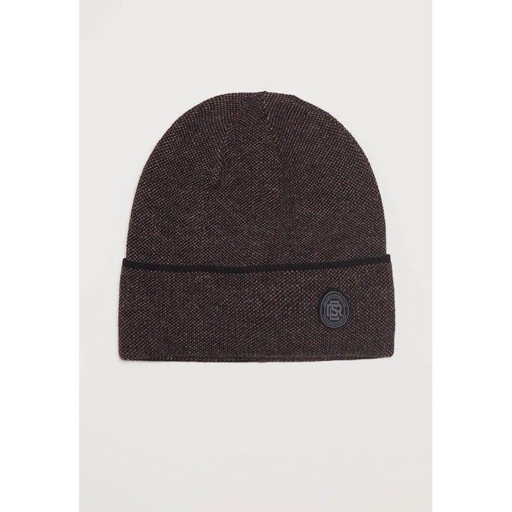 Gorro Jaspeado Hombre Café Familyshop 1