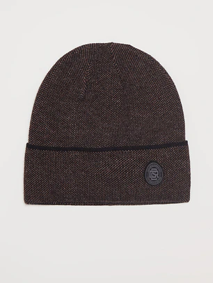 Gorro Jaspeado Hombre Café Familyshop