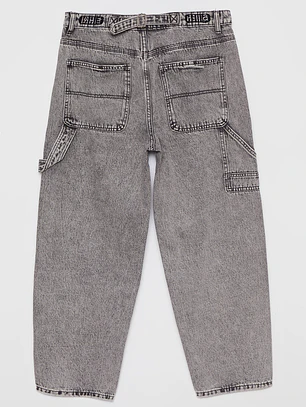 Jeans Barrel Mujer Gris Familyshop