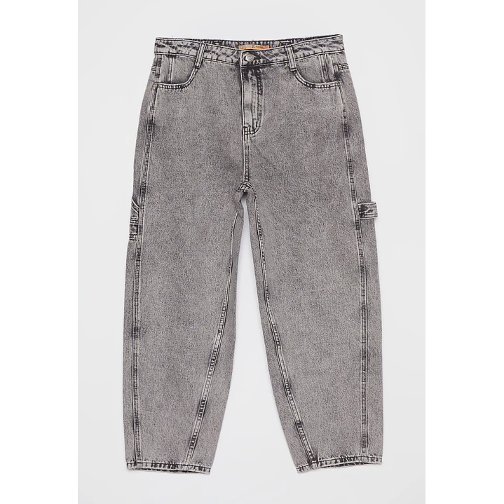 Jeans Barrel Mujer Gris Familyshop 1