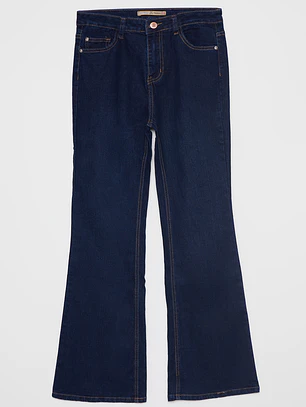 Jeans Flare Mujer Azul Familyshop