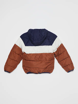 Parka Block Niño Ladrillo Familyshop