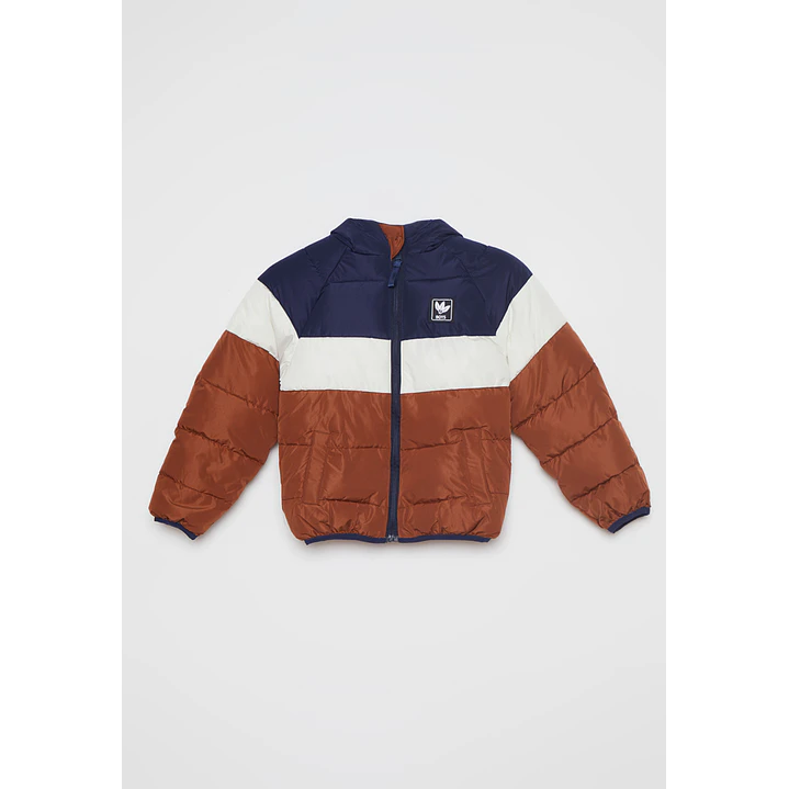 Parka Block Niño Ladrillo Familyshop 1