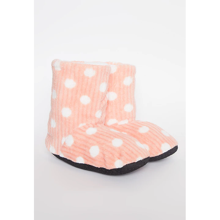 Pantufla Bota Mujer Rosado Familyshop 1