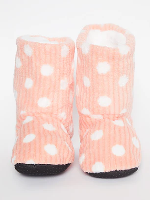 Pantufla Bota Mujer Rosado Familyshop