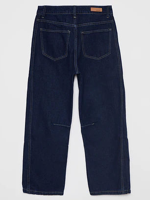 Jeans Barrel Mujer Azul Familyshop