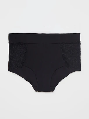 Calzon Maxi Encaje Negro Familyshop
