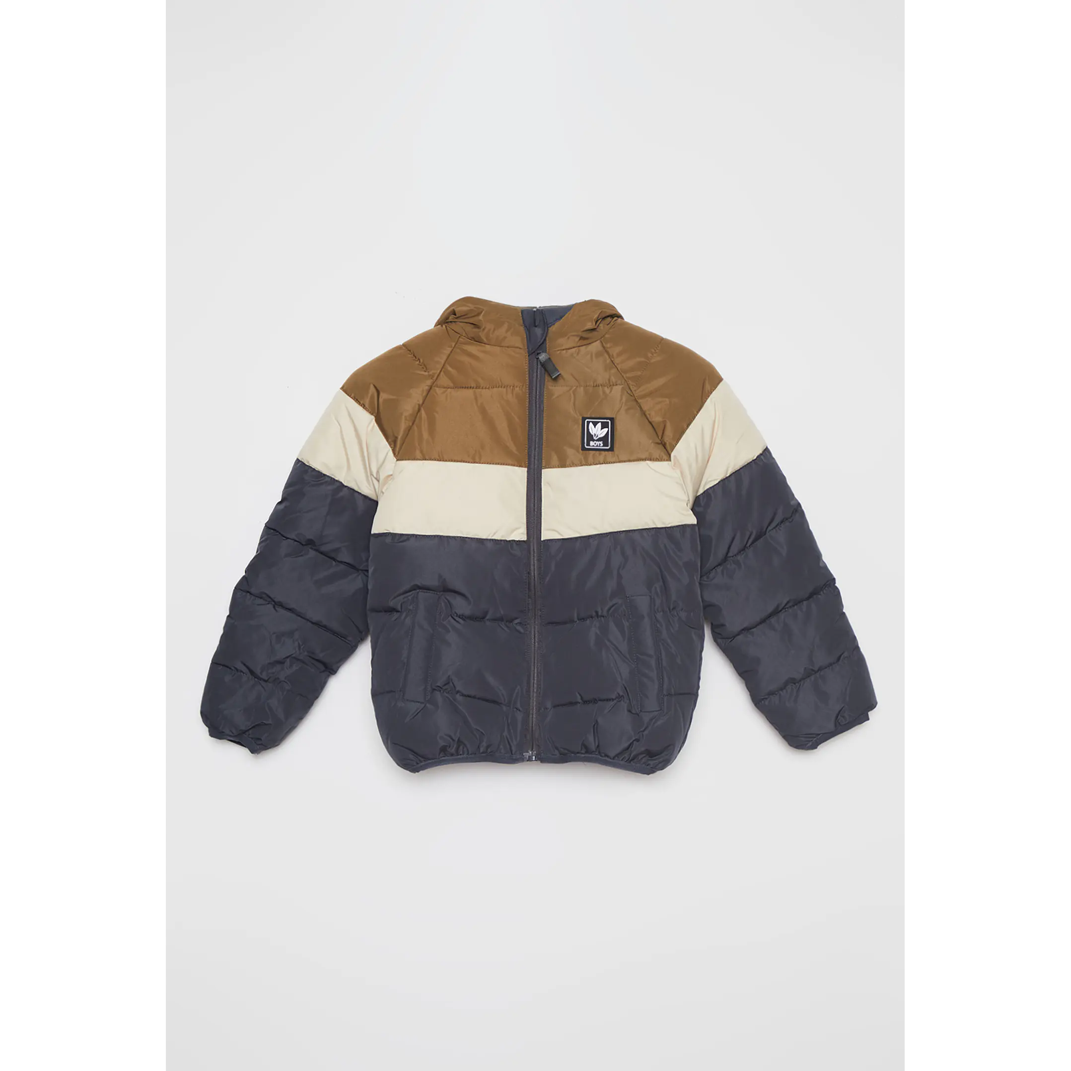 Parka Block Niño Gris Familyshop 1
