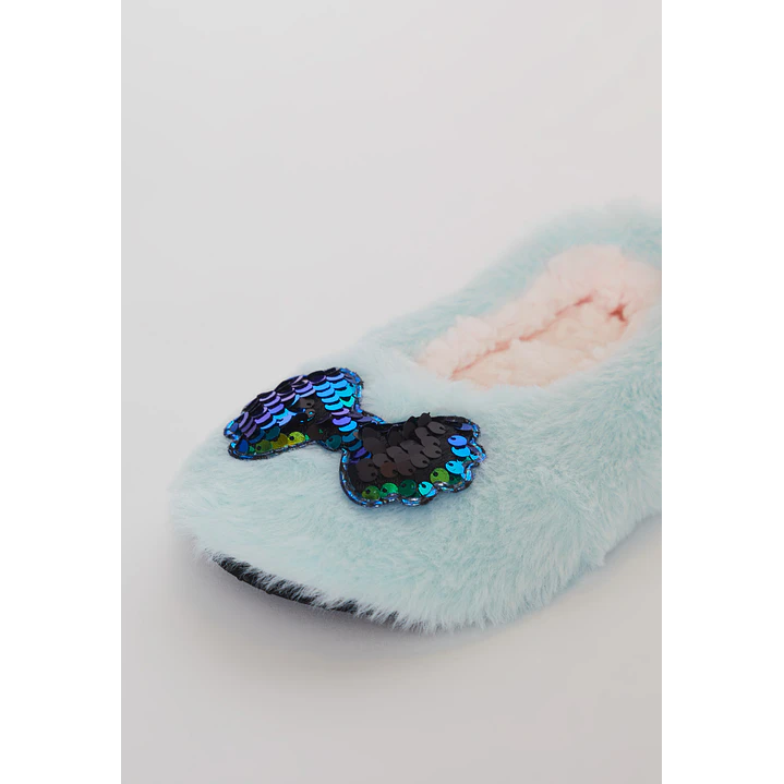 Pantufla Infantil Lola Celeste Familyshop 2