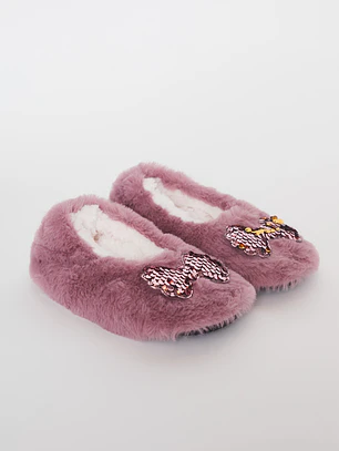 Pantufla Infantil Lola Morado Familyshop