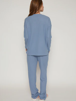 Pijama Canutón Mujer Azul Familyshop