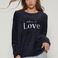 Pijama Waffle Mujer Azul Familyshop - Miniatura 4