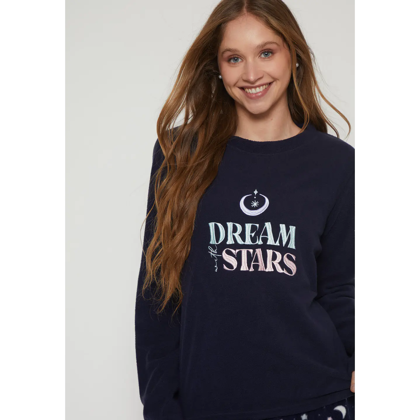 Pijama Polar Mujer Azul Familyshop 3