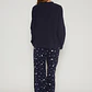 Pijama Polar Mujer Azul Familyshop - Miniatura 2