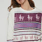 Pijama Waffle Mujer Morado Familyshop - Miniatura 4