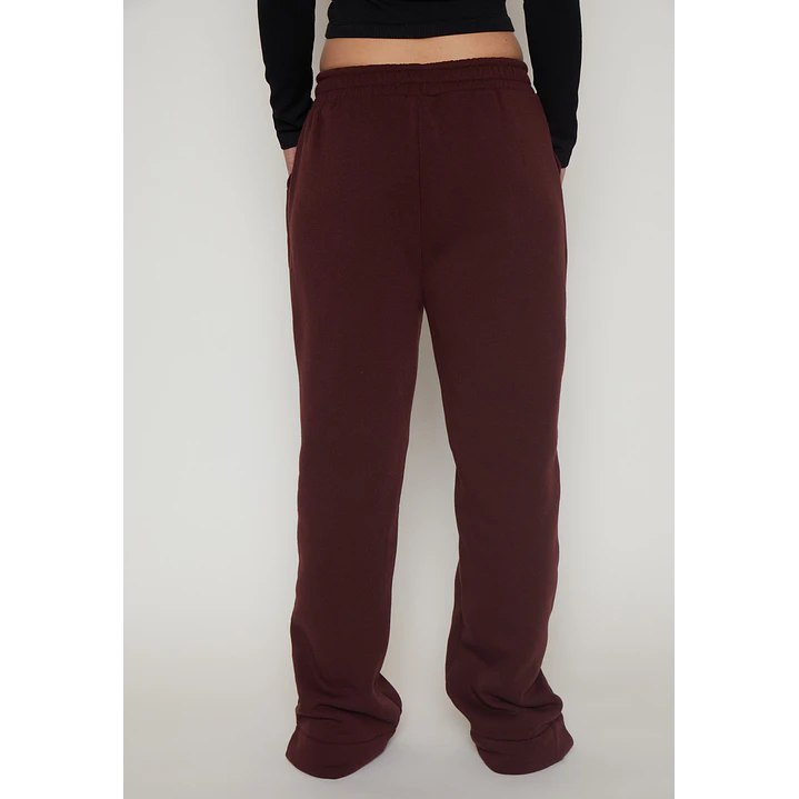 Pantalón Buzo Basic Mujer Burdeo Familyshop 2