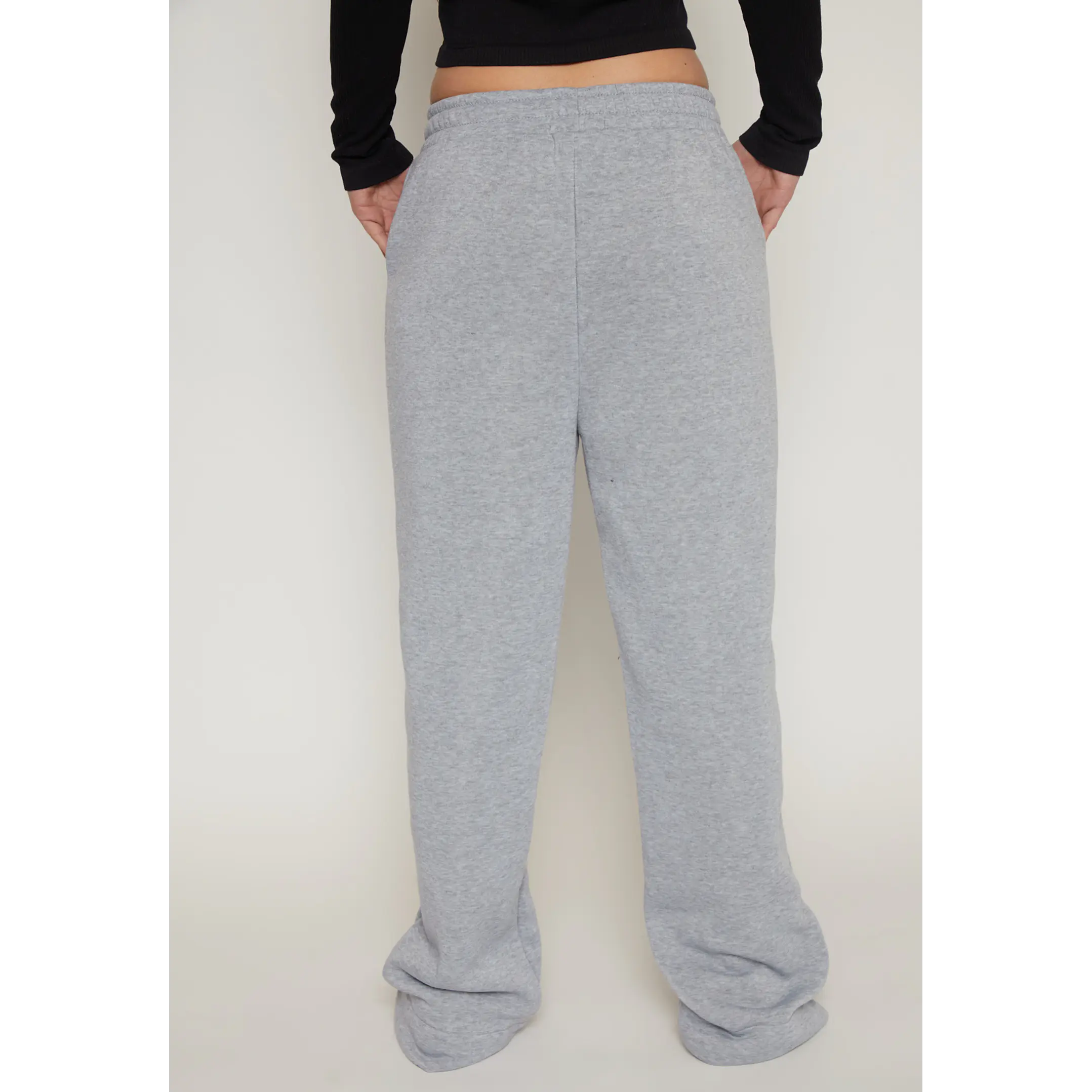 Pantalón Buzo Basic Mujer Gris Familyshop 2