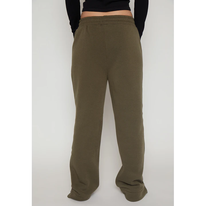 Pantalón Buzo Basic Recto Mujer Verde Familyshop 2