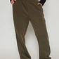 Pantalón Buzo Basic Recto Mujer Verde Familyshop - Miniatura 1