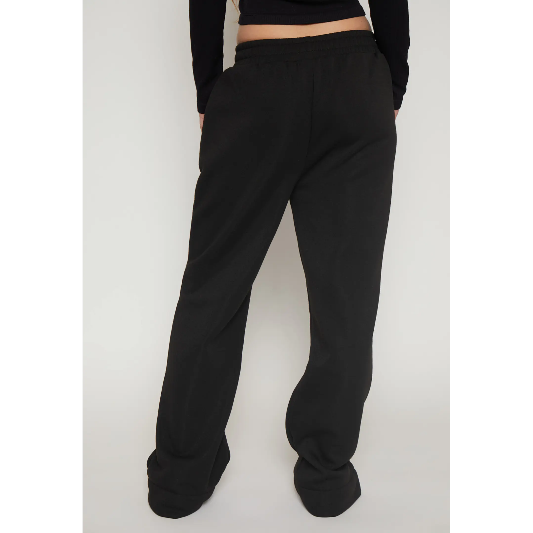 Pantalón Buzo Recto Basic Mujer Negro Familyshop 2