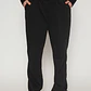 Pantalón Buzo Recto Basic Mujer Negro Familyshop - Miniatura 1