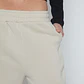 Pantalón Buzo Basic Recto Mujer Beige Familyshop - Miniatura 3