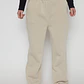 Pantalón Buzo Basic Recto Mujer Beige Familyshop - Miniatura 1