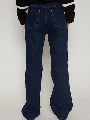 Jeans Flare Mujer Azul Familyshop