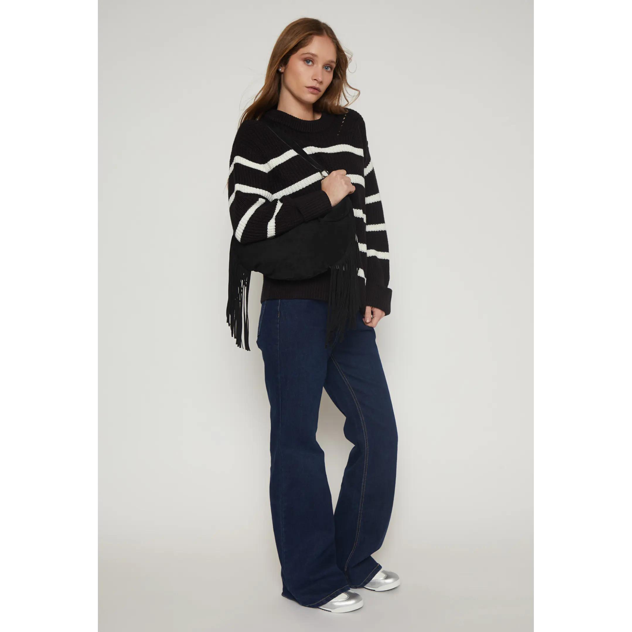 Jeans Flare Mujer Azul Familyshop 4